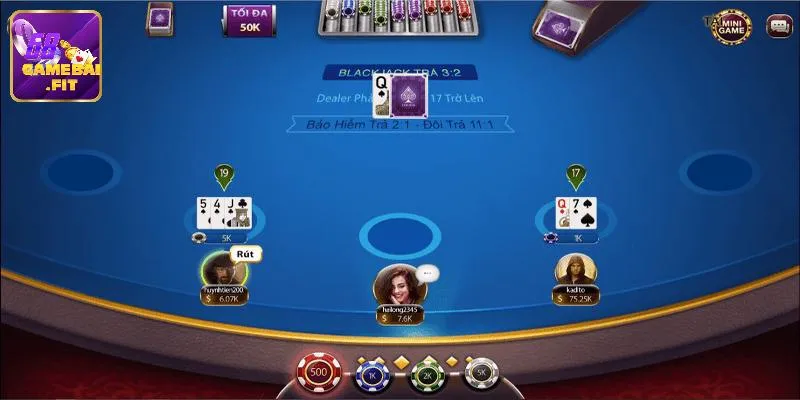 Luật và cách tính điểm khi đánh bài xì dách game bài 68